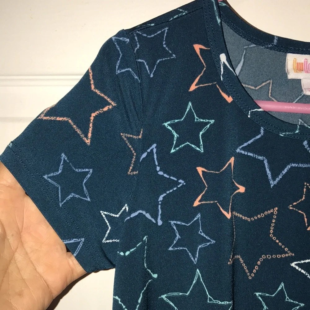 NWOT Girls LulaRoe Star Print Dress